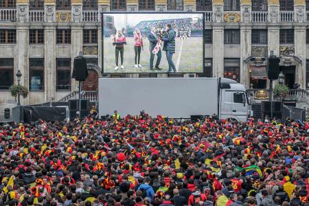 Question parlementaire : retransmission des matches des diables rouges sur écran géant