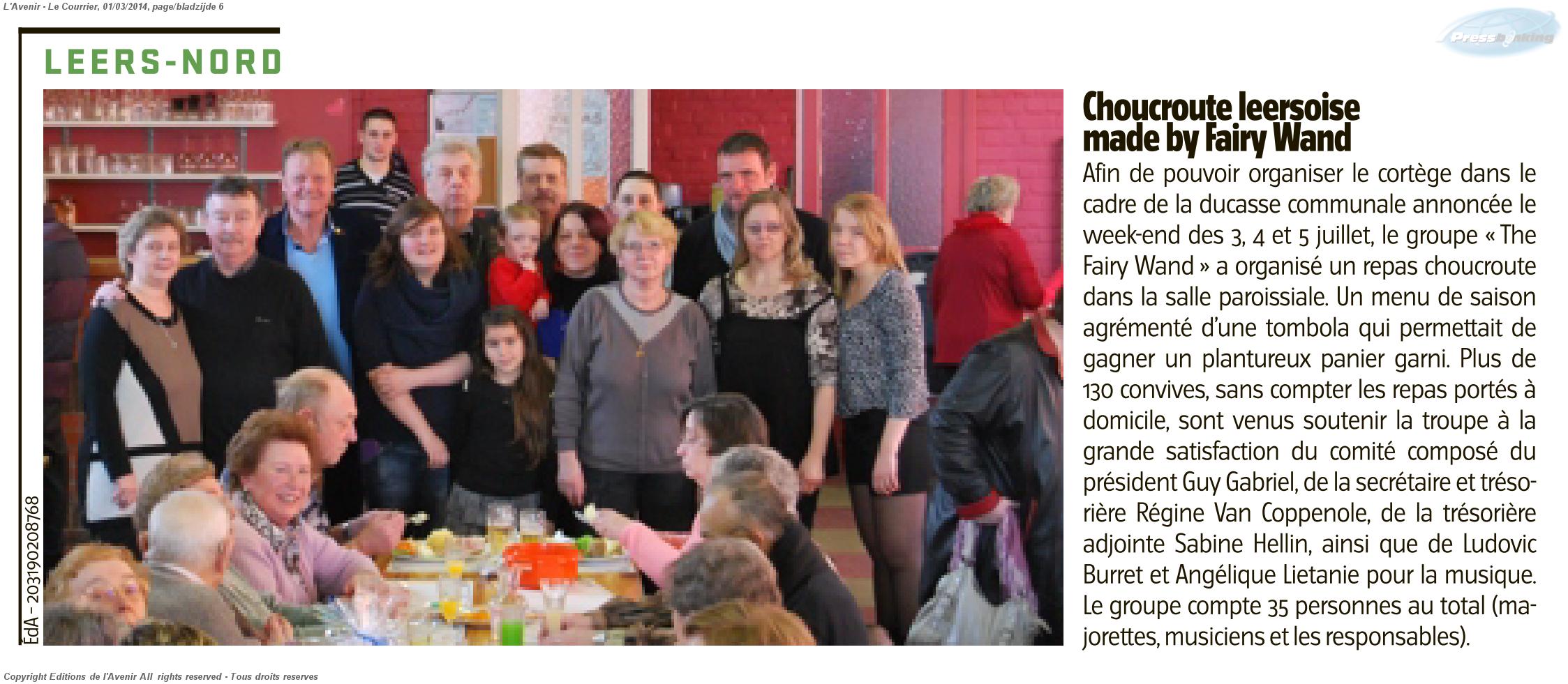 Repas croix rouge