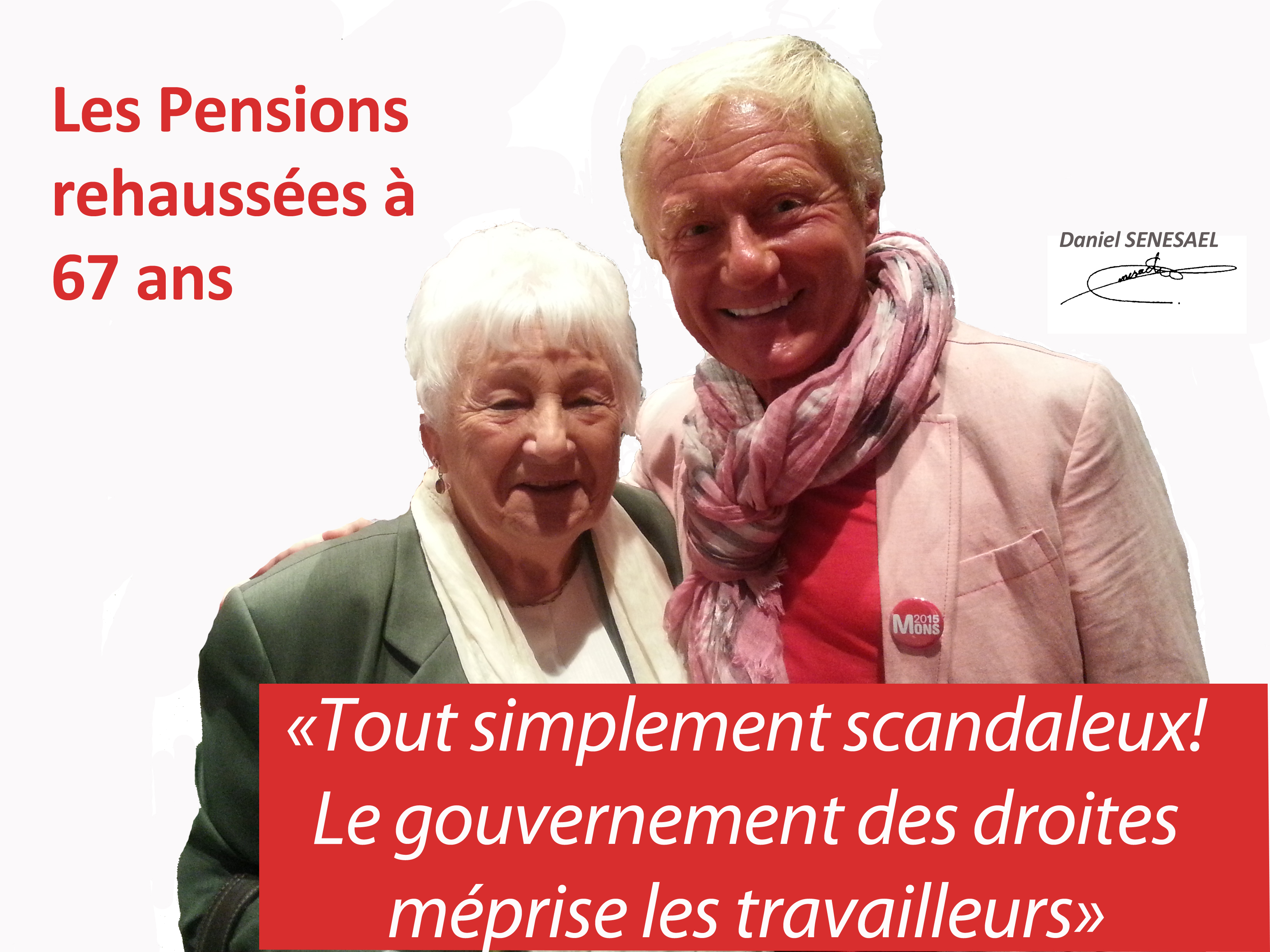 Pension: le mépris du gouvernement des droites envers les travailleurs