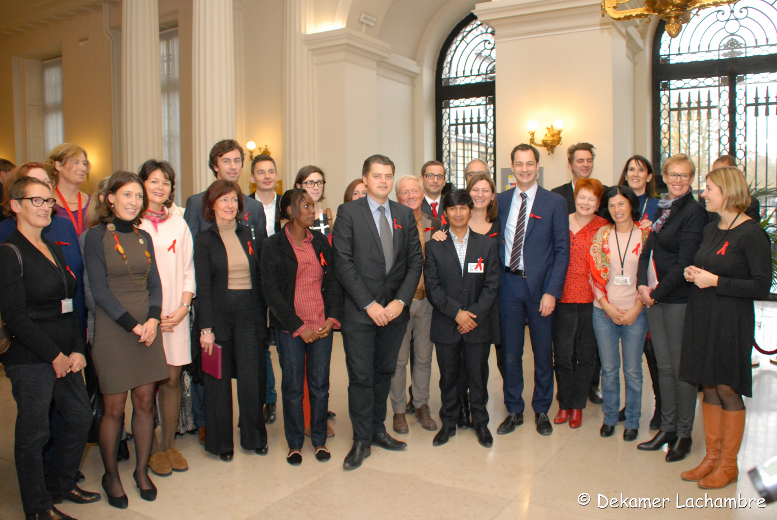 Journée mondiale du sida au Parlement