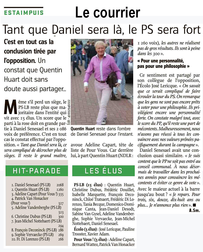 Tant que Daniel sera là, le PS sera fort