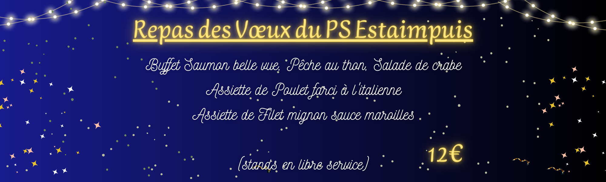 Repas de voeux : Save the date !