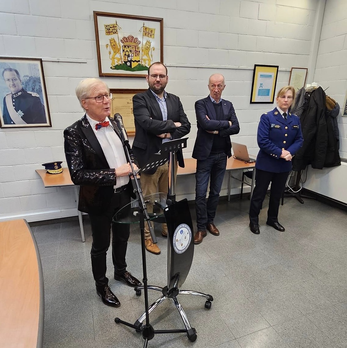 Discours de Monsieur Daniel Senesael, Député-Bourgmestre, à l’occasion des Vœux 2024 adressés à la Zone de Police du Val-de-l’Escaut