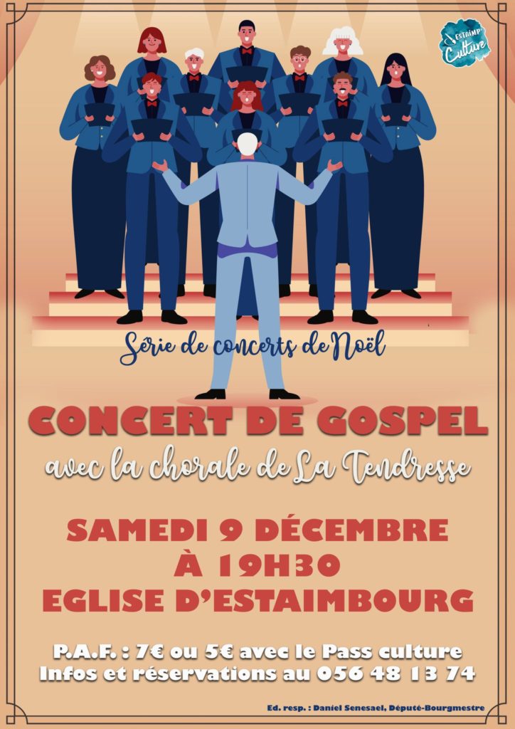 Discours de Monsieur Daniel Senesael, Député-Bourgmestre, à l’occasion du Concert de Gospel de Noël